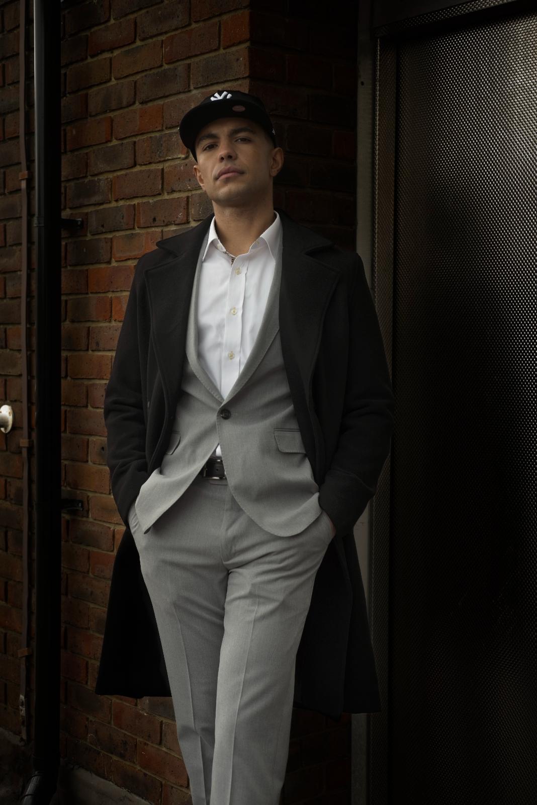 Light Grey Two-Piece Business Suit